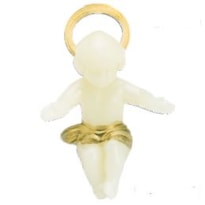 IMAGEM MENINO JESUS LUMINOSO 4,5CM ITALY