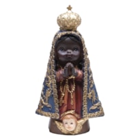 IMAGEM NOSSA SENHORA APARECIDA 10CM DE ALTURA INFANTIL