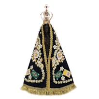 IMAGEM NOSSA SENHORA APARECIDA 25CM DE ALTURA C/MANTO & COROA