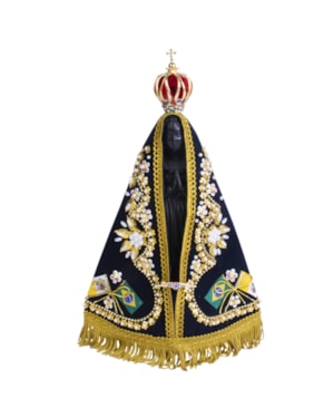 IMAGEM NOSSA SENHORA APARECIDA 31CM DE ALTURA MATERIAL INQUEBRÁVEL