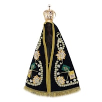 IMAGEM NOSSA SENHORA APARECIDA 36CM DE ALTURA C/MANTO & COROA