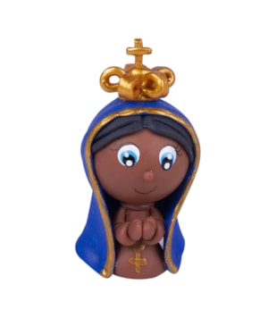 IMAGEM NOSSA SENHORA APARECIDA 5CM DE ALTURA BISCUIT