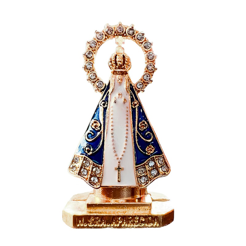 IMAGEM NOSSA SENHORA APARECIDA PARA CARRO 7,5CM DE ALTURA