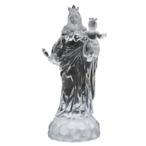 IMAGEM NOSSA SENHORA AUXILIADORA ACRÍLICO COM LUZ 20CM DE ALTURA