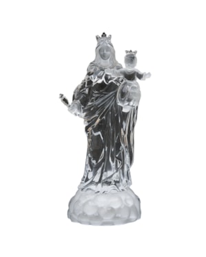 IMAGEM NOSSA SENHORA AUXILIADORA ACRÍLICO COM LUZ 20CM DE ALTURA