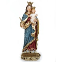 IMAGEM NOSSA SENHORA AUXILIADORA BARROCO 13CM DE ALTURA