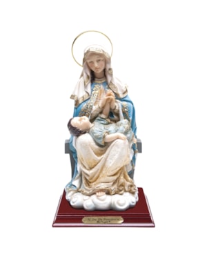 IMAGEM NOSSA SENHORA DA DIVINA PROVIDÊNCIA COM AURÉOLA 25CM DE ALTURA