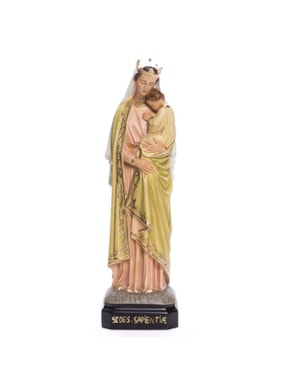 IMAGEM NOSSA SENHORA DA SABEDORIA 42CM COLORIDA
