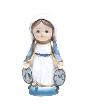 IMAGEM NOSSA SENHORA DAS GRAÇAS 10CM DE ALTURA INFANTIL
