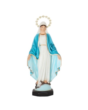 IMAGEM NOSSA SENHORA DAS GRAÇAS 32CM DE COLORIDA