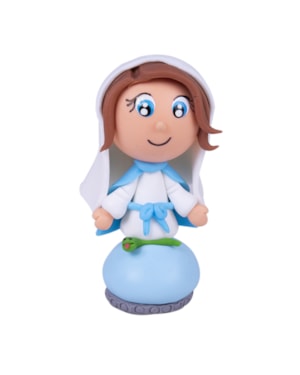 IMAGEM NOSSA SENHORA DAS GRAÇAS 5CM DE ALTURA BISCUIT