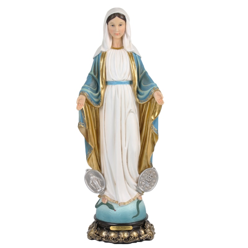 IMAGEM NOSSA SENHORA DAS GRAÇAS 60CM DE ALTURA MEDALHA MILAGROSA