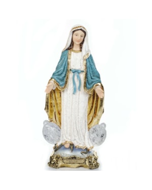 IMAGEM NOSSA SENHORA DAS GRAÇAS BARROCO 20CM DE ALTURA