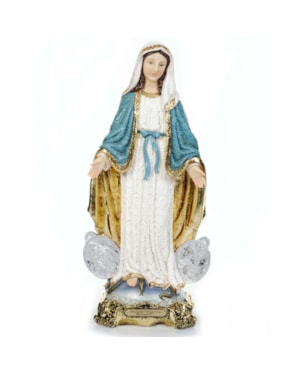 IMAGEM NOSSA SENHORA DAS GRAÇAS BARROCO 30CM DE ALTURA