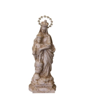 IMAGEM NOSSA SENHORA DAS VITÓRIAS 31CM DE ALTURA MARFIM