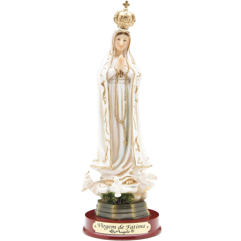 IMAGEM NOSSA SENHORA DE FÁTIMA 07CM DE ALTURA