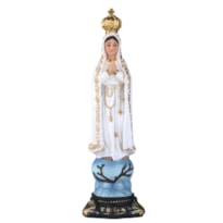 IMAGEM NOSSA SENHORA DE FÁTIMA 13CM DE ALTURA