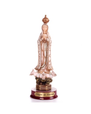 IMAGEM NOSSA SENHORA DE FÁTIMA 14CM DE ALTURA