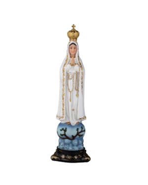 IMAGEM NOSSA SENHORA DE FÁTIMA 20CM DE ALTURA