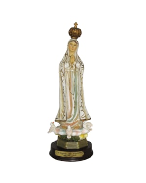 IMAGEM NOSSA SENHORA DE FÁTIMA 20CM DE ALTURA