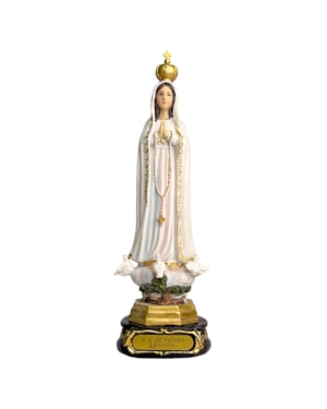 IMAGEM NOSSA SENHORA DE FÁTIMA 20CM DE ALTURA