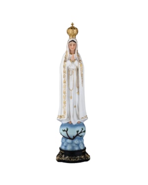 IMAGEM NOSSA SENHORA DE FÁTIMA 30CM DE ALTURA