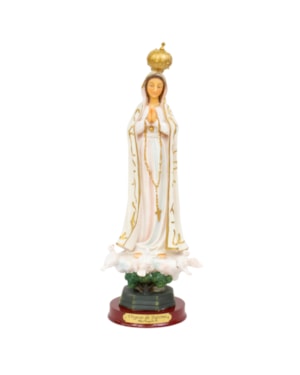 IMAGEM NOSSA SENHORA DE FÁTIMA 30CM DE ALTURA