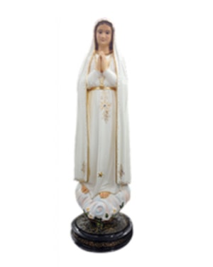 IMAGEM NOSSA SENHORA DE FÁTIMA 30CM DE ALTURA