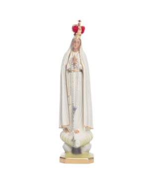 IMAGEM NOSSA SENHORA DE FÁTIMA 34CM DE ALTURA