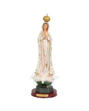 IMAGEM NOSSA SENHORA DE FÁTIMA 40CM DE ALTURA