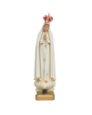 IMAGEM NOSSA SENHORA DE FÁTIMA 43CM DE ALTURA