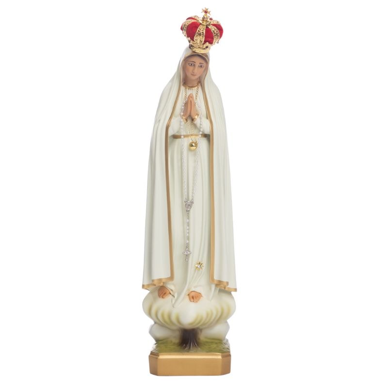 IMAGEM NOSSA SENHORA DE FÁTIMA 43CM DE ALTURA