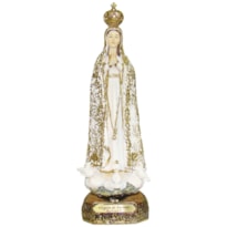 IMAGEM NOSSA SENHORA DE FÁTIMA BARROCO 20CM DE ALTURA
