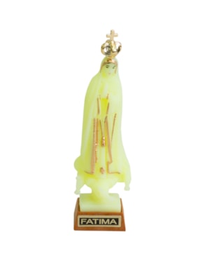 IMAGEM NOSSA SENHORA DE FÁTIMA LUMINOSA - 10CM DE ALTURA