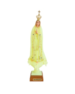 IMAGEM NOSSA SENHORA DE FÁTIMA LUMINOSA OV - 25CM DE ALTURA