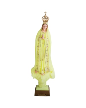 IMAGEM NOSSA SENHORA DE FÁTIMA LUMINOSA OV - 35CM DE ALTURA
