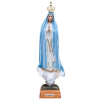 IMAGEM NOSSA SENHORA DE FÁTIMA PLURICOLOR OV - 20CM DE ALTURA