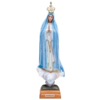 IMAGEM NOSSA SENHORA DE FÁTIMA PLURICOLOR  OV - 35CM DE ALTURA