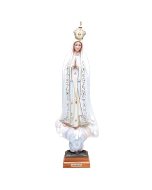 IMAGEM NOSSA SENHORA DE FATIMA TRADICIONAL - 10CM DE ALTURA