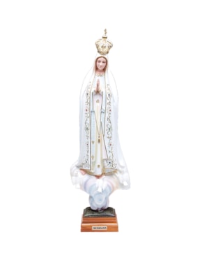 IMAGEM NOSSA SENHORA DE FÁTIMA TRADICIONAL OV - 100CM DE ALTURA