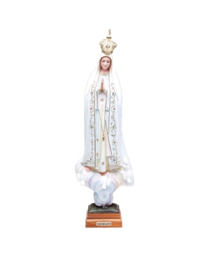 IMAGEM NOSSA SENHORA DE FÁTIMA TRADICIONAL OV - 55CM DE ALTURA