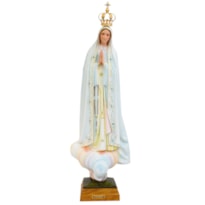 IMAGEM NOSSA SENHORA DE FÁTIMA TRADICIONAL PEREGRINA OV - 70CM DE ALTURA