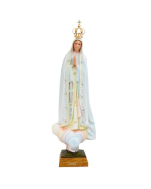 IMAGEM NOSSA SENHORA DE FÁTIMA TRADICIONAL PEREGRINA OV - 70CM DE ALTURA