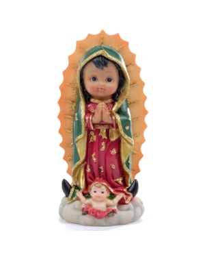 IMAGEM NOSSA SENHORA DE GUADALUPE 10CM DE ALTURA INFANTIL