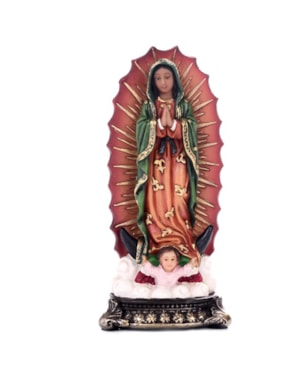 IMAGEM NOSSA SENHORA DE GUADALUPE 13CM DE ALTURA