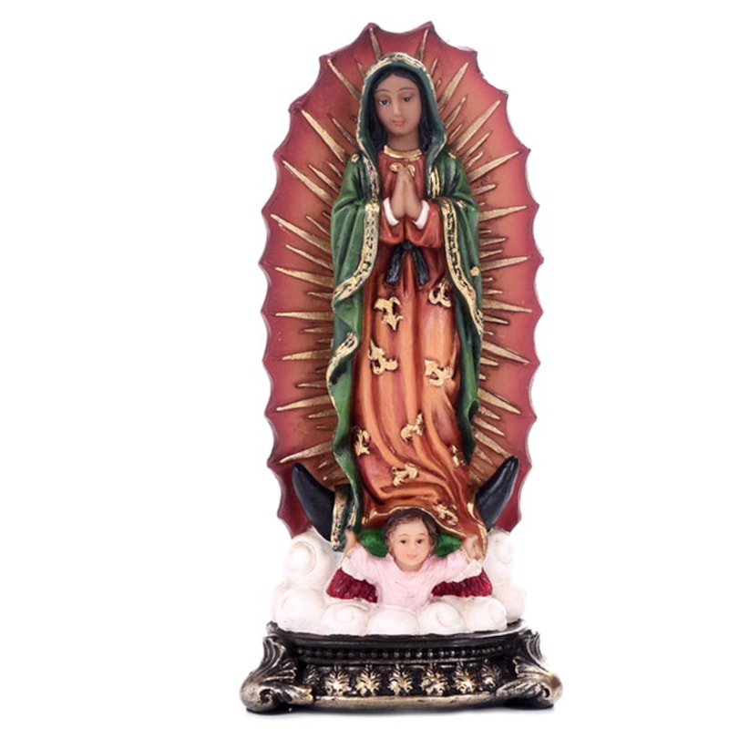 IMAGEM NOSSA SENHORA DE GUADALUPE 13CM DE ALTURA