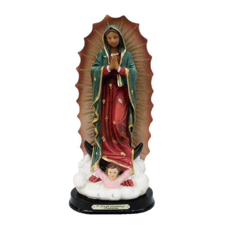 IMAGEM NOSSA SENHORA DE GUADALUPE 20CM DE ALTURA