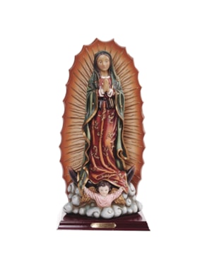 IMAGEM NOSSA SENHORA DE GUADALUPE 30CM DE ALTURA