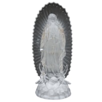 IMAGEM NOSSA SENHORA DE GUADALUPE ACRÍLICO COM LUZ 20CM DE ALTURA