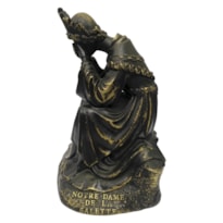 IMAGEM NOSSA SENHORA DE LA SALETTE 11CM DE ALTURA BRONZE